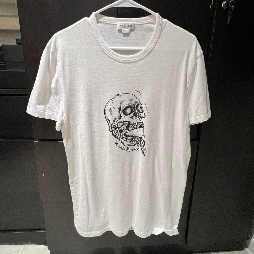 Alexander McQueen Skull Print T shirt
